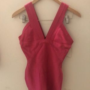 Magenta pink Marciano bandage dress M